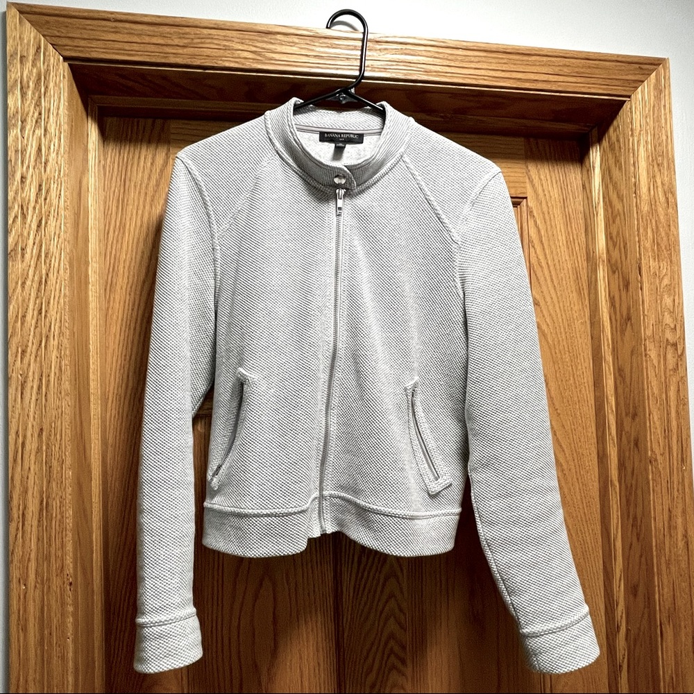 Banana Republic short moto jacket size medium